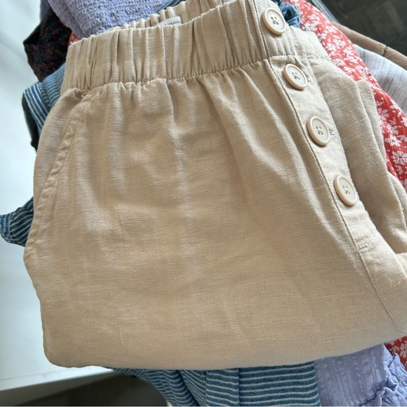 LOFT Outlet Linen Blend Pants High Rise Rise Size Small - Picture 6 of 8